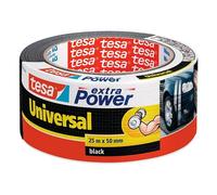 Extra Power Cinta adhesiva de papel universal (Negro, 25 m x 50 mm)