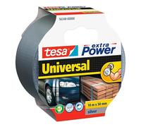 tesa Cinta americana Extra Power - Fijación extra fuerte - Gris - 10 m x 50 mm