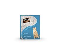 Extra Select Arena para Gatos de higiene, 20 litros higiénica prémium, Silicato de Calcio, Gris, 10 litros, 10000