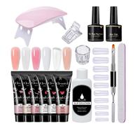 Extra Strong Extension Gel, Nail Base Coat, Fingernail Gel with Easy Application, Professional Fingernail Art with Glossy Finish, Design Tool for Women Adults Professionals Beginners Enthusiasts