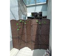Extra Tall 180cm Folding Room Divider 3/4/5/6/7/8 Panels for Garden Classroom Dorm Doctor'S Office Dark Black Indoor Partitions