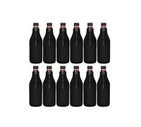 Extra Thick Beer Bottle Cooler Sleeves - 12 Pack Neoprene Insulated Sleeve Covers To Keep Drinks Cold