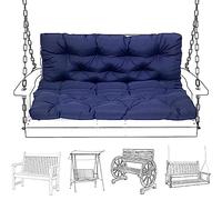 Extra Thick Waterproof Bench Cushion Pad with Backrest for Outdoor Furniture Comfortable Garden Swing Seat Cushion for Patio & Deck Ideal for Relaxing and Entertaining