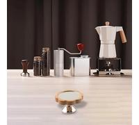 Extracción sin fondo espresso de acero inoxidable para cohete visual, espejo de café compatible con estilo de extracción giratorio para máquinas de portafiltro Lelit All Shot (plata)