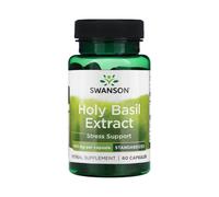 Extracto de albahaca, 400 mg, Swanson (60 cápsulas)