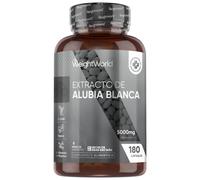 Extracto de Alubia Blanca 5000 mg - 180 Cápsulas - Suplemento Bloqueador de Carbohidratos con Zinc y Cromo