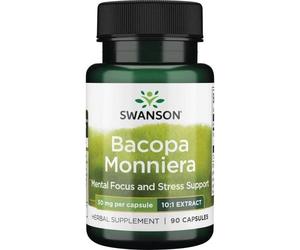 Extracto de Bacopa Monniera 10:1, 50mg - 90 cápsulas