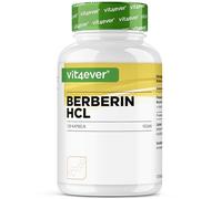 Extracto de Berberina HCL - 120 cápsulas de 500 mg - Berberina natural - Extra alta dosis - De origen vegetal, vegano y sin aditivos