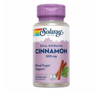 Extracto De Corteza De Canela 60 Cápsulas 300 Mg De Solaray