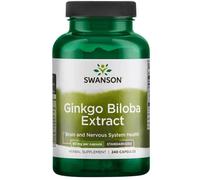 Extracto de Ginkgo Biloba 24%, 60mg - 240 cápsulas