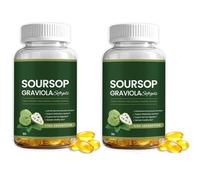 Extracto de Guanábana Graviola - Favorece la digestión y la vitalidad general, tanto para hombres como para mujeres, 60 unidades,2bottle