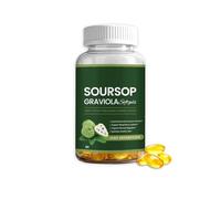 Extracto de Guanábana Graviola - Favorece la digestión y la vitalidad general, tanto para hombres como para mujeres, 60 unidades,1bottle