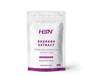 Extracto de Guaraná en Polvo 7200 MG - Paullinia cupana - de HSN | 150 g = 375 Tomas Por Envase 100% Puro Guaraná 6x Veces Más Concentrado | No-GMO, Vegano, Sin Gluten