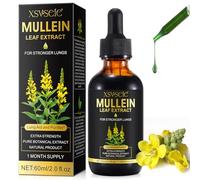 Extracto de hoja de gordolobo para los pulmones, gotas de gordolobo, extracto de hoja de gordolobo premium de apoyo para la limpieza de las vías respiratorias