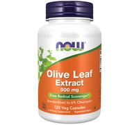 extracto de hoja de olivo 500 mg - 120 cápsulas - now