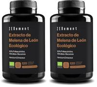 Extracto de Melena de León Ecológico 50% Polisacáridos y 15% Beta-Glucanos - Hericium Erinaceus - Origen Natural y Vegano - 4 Meses de Suministro - 120 Cápsulas Veganas - Zenement (Paquete de 2)