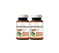 Extracto de melón amargo 1000 mg, 60 unidades, apoya la vitalidad metabólica y general, vegano, sin OGM,2PCS