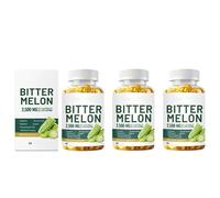 Extracto de melón amargo (2500 MG) | Ingrediente botánico | Apoya la digestión y el equilibrio|Sin gluten, sin OGM,3Pcs