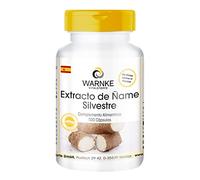 Extracto de Ñame Silvestre - 20% de Diosgenina - Contiene Vitaminas C y E, betacaroteno, zinc y selenio - 100 Cápsulas | Warnke Vitalstoffe - Calidad de farmacia alemana