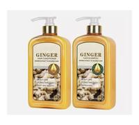 Extracto de planta de jengibre Seta de champ y acondicionador de prdida de cabello - 2x 800ml - Frmula nutritiva para el crecimiento y resistencia