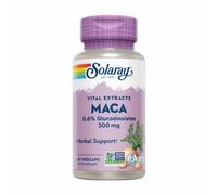 Extracto De Raíz De Maca 60 Cápsulas 300 Mg Por Solaray
