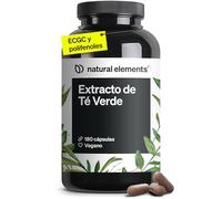 Extracto de Té Verde 1988 mg - 999 mg de Polifenoles y 300 mg de EGCG por dosis diaria - 180 Cápsulas de alta Potencia - Probado en Laboratorio y sin aditivos