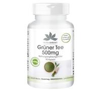 Extracto de té verde - 90 cápsulas - 1500mg por dosis diaria - EGCG - Camellia sinensis - mínimo 50% de polifenoles - vegano | HERBADIREKT by Warnke Vitalstoffe - Calidad de farmacia alemana