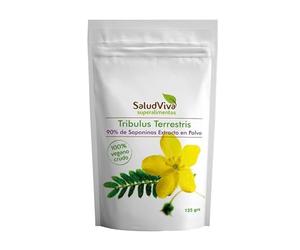 Extracto de Tribulus Terrestris en Polvo 90% Saponinas 125g | Salud Viva | Alta Potencia | Superalimento Natural | Vegano y Bio