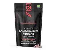 Extracto Orgánico de Granada 10.000 mg - 120 cápsulas veganas - Extracto de Punica granatum de alta potencia 40:1 - Bolsa resellable y reciclable de Alpha01