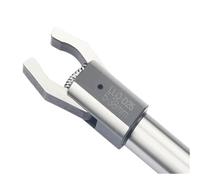Extractor automático para torno CNC Alimentador automático de extractor CNC, dos garras, barra redonda cuadrada, cortadora, tornos extractores de tracción trasera(W25)