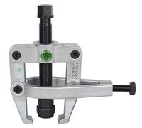 Extractor de 2 brazos para cojinetes, con tornillo lateral de apriete, ideal para desmontar anillos interiores y mantener maquinaria.