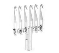 Extractor de abolladuras de garra, ajustable, 6 dedos, gancho, pata de garra, herramienta de reparación de carrocerías para fijación de martillo deslizante, extractor de abolladuras, herramientas de