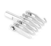 Extractor de Abolladuras de Metal Ajustable 6 Dedos Gancho para Tirar Abolladuras con Gancho de 6 Garras Herramienta de Reparación de Carrocería de Coche