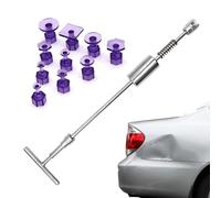 Extractor de abolladuras - Kit de eliminación de abolladuras para automóviles, herramienta de barra en T, lengüetas de extracción de acero al carbono, de succión potente | para paneles de