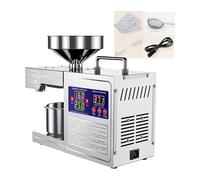 Extractor de aceite de oliva, temperatura ajustable 40-300°C, prensado frío/calor, para cacahuete, almendras, granos y aceitunas