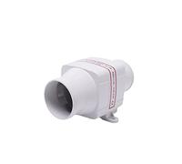 Extractor de aire, 12 V/24 V CC Eléctrico 3 Pulgadas Recto 130CFM Silencioso Ventilador De Escape Yate RV Cocina Cabina Ventilador De Escape(12V)