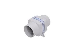 Extractor de aire, 12 V/24 V CC Eléctrico 4 Pulgadas Recto 270CFM Silencioso Ventilador De Escape Yate RV Cocina Cabina Ventilador De Escape(24V)