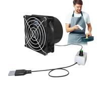 Extractor De Aire, Absorbente De Soldadura De Velocidad Ajustable USB, Mini Extractor De Ventilación De Aire, Motor Sin Escobillas De Alta Resistencia, Ventana De Inodoro, Baño, Cocina, De Ven