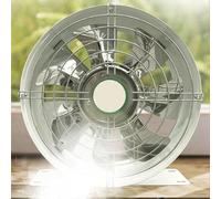 Extractor de Aire en línea para baño con Interruptor, Soporte para Ventilador, Motor de núcleo de Cobre, para ático, sótano y Cocina, silencioso, Rejilla metálica de 7 Pulgadas.