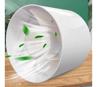 Extractor de Aire para baño, Compacto, con conducto en línea, Motor de Cobre, Resistencia al Agua IPX2, 36 dB, Ideal para el hogar, la Cocina y el Garaje, fácil de Instalar, 6 Pulgadas.