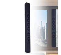 Extractor De Aire para Ventana, Extractor De Aire para El Hogar, 6 Salidas De Aire (4 Entradas + 2 Salidas), Ajuste De 10 Velocidades, Retráctil (80-144 Cm Opcional), para El Hogar, La Cocina