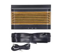 Extractor de aire solar para coche, de refrigeración automático, eficiente de ventilación para eliminar olores, para coches, camiones y SUV, plástico ABS negro, 882 g