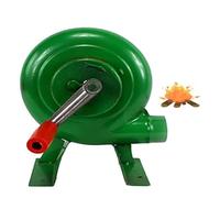 Extractor de Aire, soplador de forja de Herrero con manivela, Ventilador Manual de Alta Resistencia, aspas metálicas, Encendedor de Parrilla y excitador de Llama, para cocinar en chimeneas a
