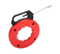 Extractor de alambre de acero con punta de doble anillo, extractor de alambre de cinta de pescado, cinta eléctrica para peces, cable de conducto, dispositivo duradero