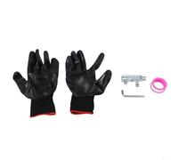 Extractor de alambre y herramienta de extracción de pernos para reparaciones de grifos y tuberías, con piezas de metal y diseño fácil de usar con cinta de agua y guantes