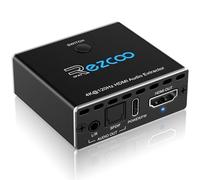 Extractor de audio HDMI 2.1 4K 120Hz VRR ALLM, conmutador de audio HDMI ARC 2 ENTRADAS 1 SALIDA VRR ALLM HDCP2.3 HDR10, convertidor de audio que extrae el sonido de HDMI a HDMI SPDIF Sptico 7.1/5.1CH,