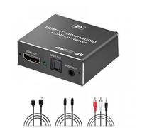 Extractor de audio HDMI HDCP CEC + Óptico TOSLINK SPDIF + Convertidor de audio RCA de 3,5 mm 4K x 2K 3D HDMI Au
