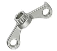 Extractor de Bielas 2 en 1 para Shimano HollowTech II - Herramienta Cromada con Gancho - Compatible con 8mm y 9,5mm - para Bicicleta de Carretera y MTB