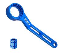 Extractor de bielas para bicicleta 6 en 1, llave de pedalier, herramienta de disco de freno (16 dientes) para Hollowtech II, compatible con BB-R9100/BB52/BB386