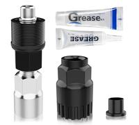 Extractor de bielas para bicicleta y pedalier, extractor de bielas para llaves de 16 mm, juego de herramientas compatibles con (Shimano/ISIS/Octalink) 4 cantos Squre Type